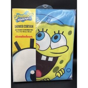 2013 Viacom Nickelodeon SpongeBob SquarePants Shower Curtain NOS